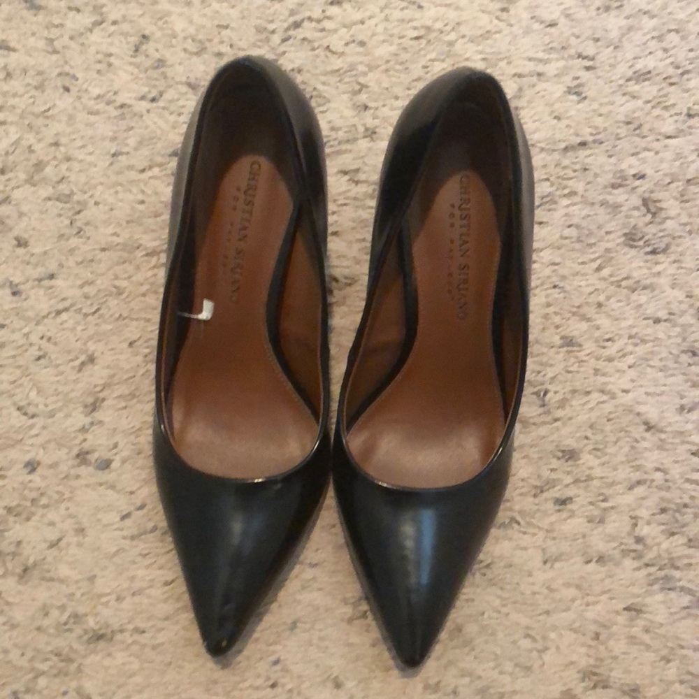 Christian Soriano black pumps.